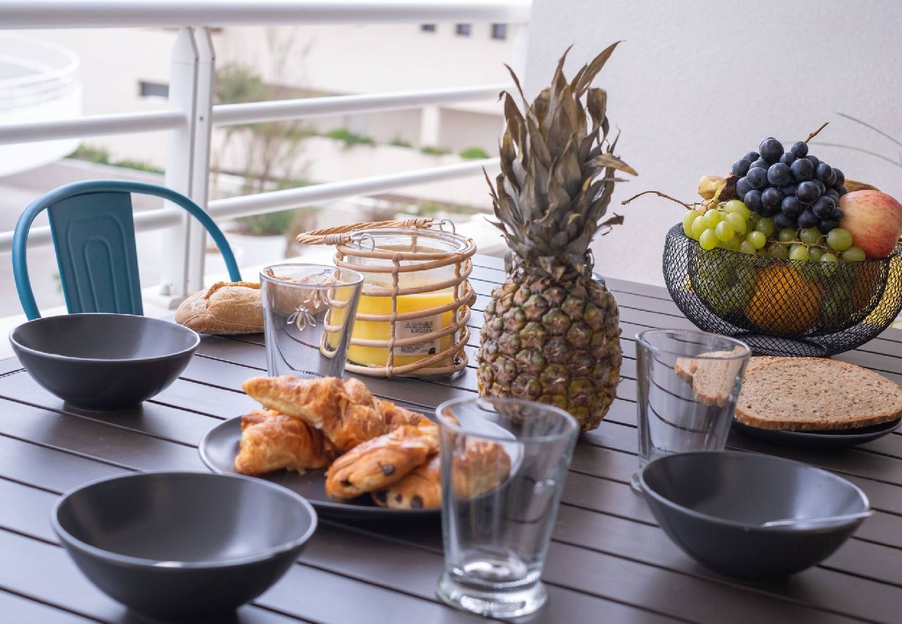 Appartement à Valras-Plage - Valras'Loc Archipel Panarea Terrasse et Vue Mer 