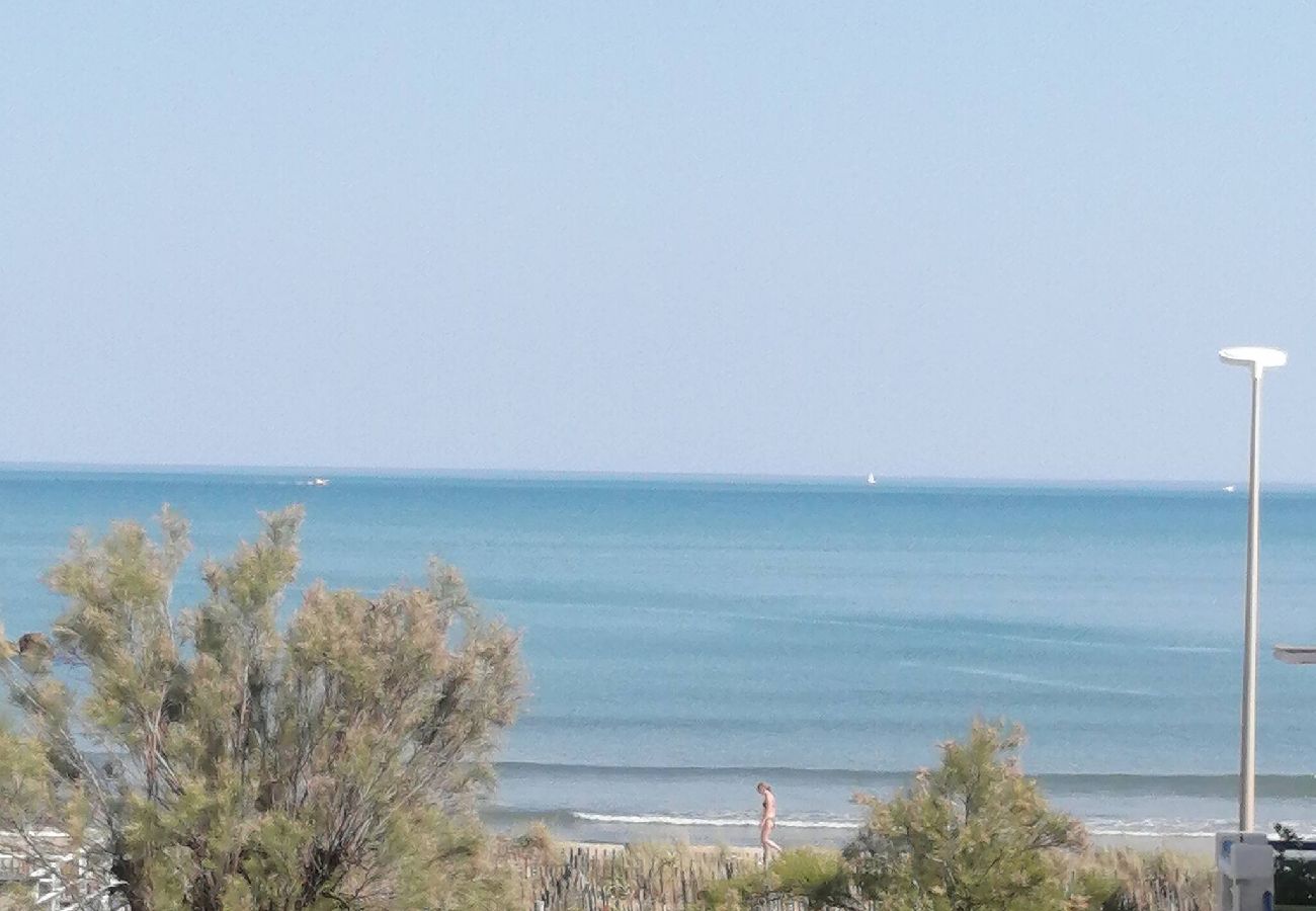 Appartement à Valras-Plage - Maison bord de mer 2 terrasses, clim, parking 